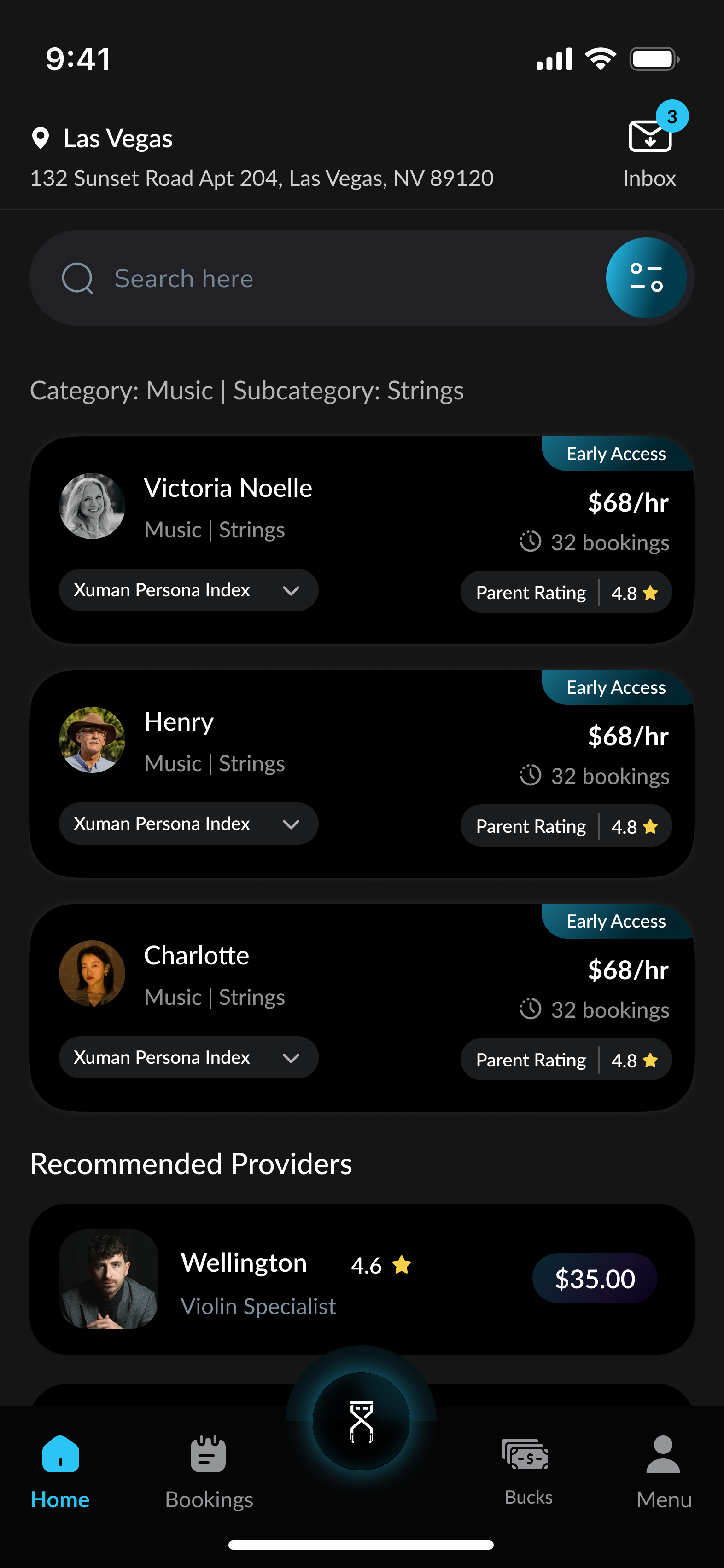 Xuman Experience Phone Interface